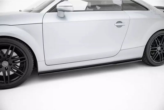 Maxton Design Seitenschweller (Paar) für Audi TT S / TT S-Line 8J Hochglanz schwarz – Ansicht 1