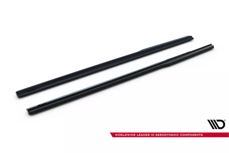 Maxton Design Seitenschweller (Paar) für Audi TT S / TT S-Line 8J Hochglanz schwarz – Ansicht 4