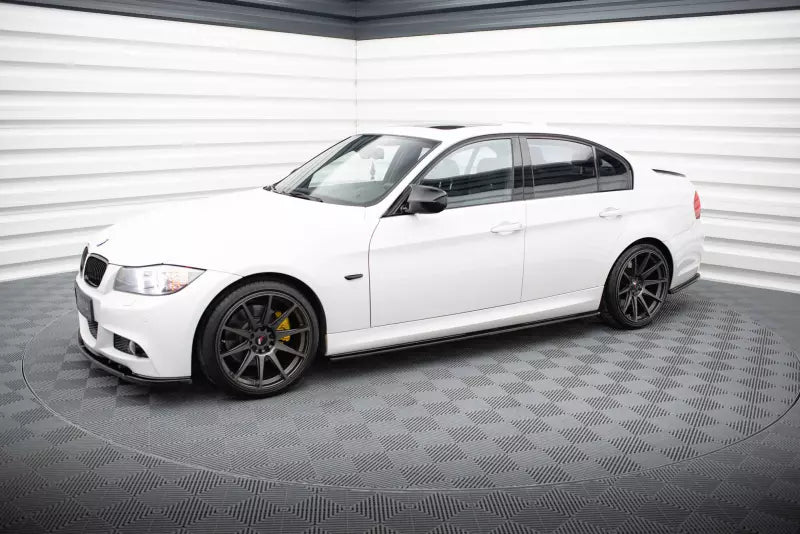 Maxton Design Seitenschweller (Paar) für BMW 3er E90 / E91 M Paket Hochglanz schwarz – Ansicht 2