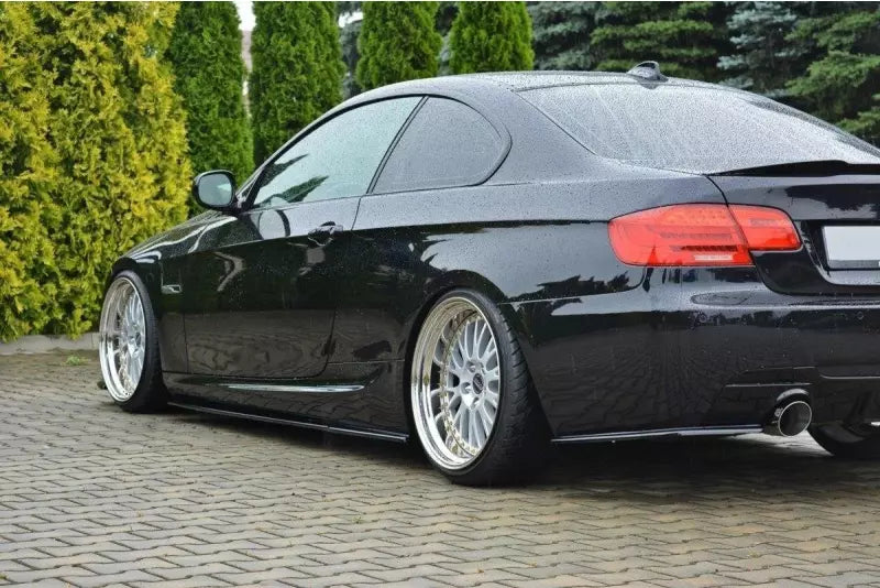Maxton Design Seitenschweller (Paar) für BMW 3er E92 / E93 M Paket Facelift Hochglanz schwarz – Ansicht 2