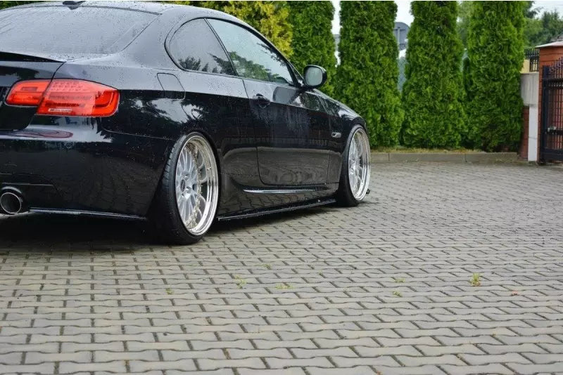 Maxton Design Seitenschweller (Paar) für BMW 3er E92 / E93 M Paket Facelift Hochglanz schwarz – Ansicht 3