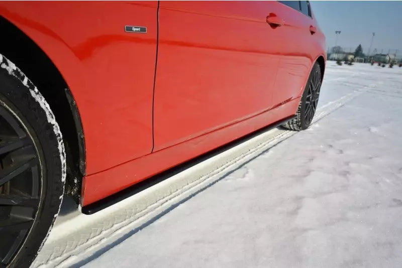 Maxton Design Seitenschweller (Paar) für BMW 3er F30 Hochglanz schwarz – Ansicht 1