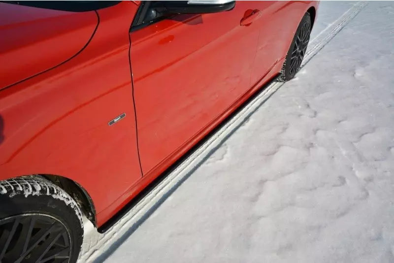 Maxton Design Seitenschweller (Paar) für BMW 3er F30 Hochglanz schwarz – Ansicht 2