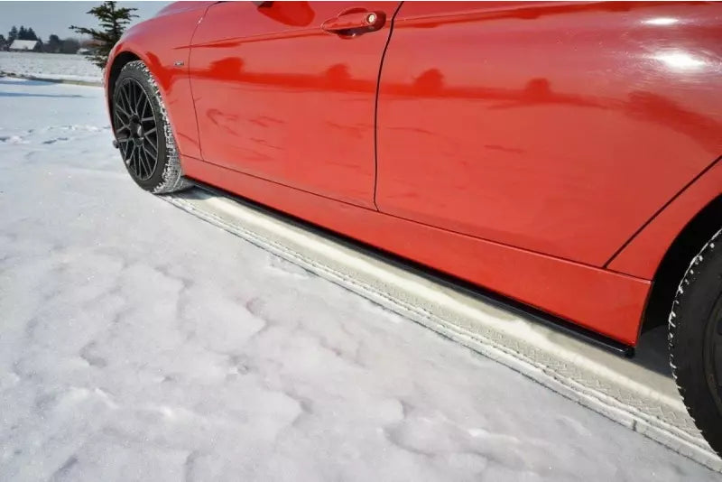 Maxton Design Seitenschweller (Paar) für BMW 3er F30 Hochglanz schwarz – Ansicht 4