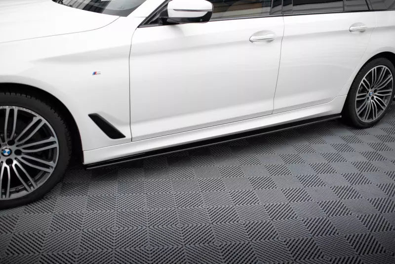 Maxton Design Seitenschweller (Paar) für BMW 5er G30 / G31 M Paket Hochglanz schwarz – Ansicht 1