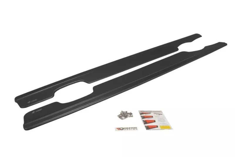 Maxton Design Seitenschweller (Paar) für BMW M3 E46 Coupe / Cabrio Hochglanz schwarz – Ansicht 1
