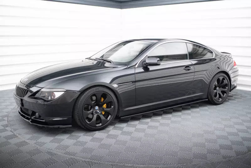 Maxton Design Seitenschweller (Paar) für BMW M6 E63 Hochglanz schwarz – Ansicht 2