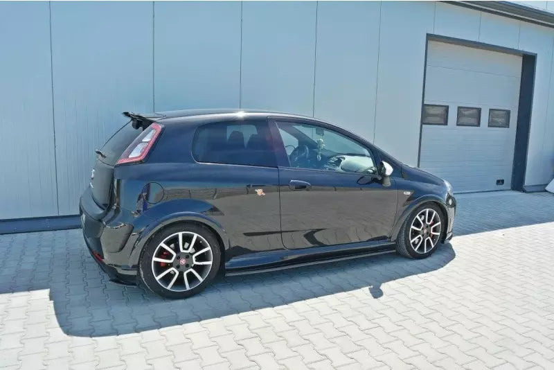 Maxton Design Seitenschweller (Paar) für Fiat Punto Evo Abarth Hochglanz schwarz – Ansicht 1