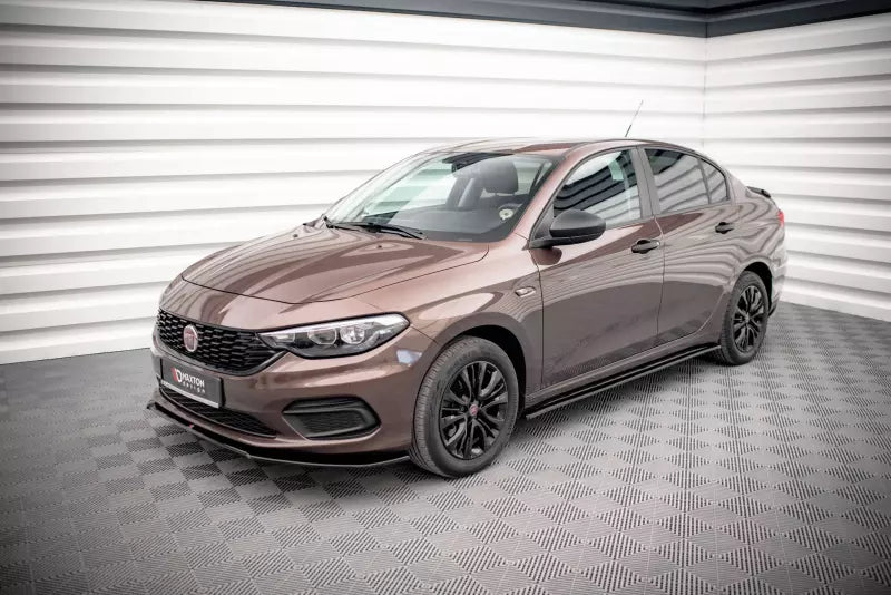 Maxton Design Seitenschweller (Paar) für Fiat Tipo S-Design Hochglanz schwarz – Ansicht 1
