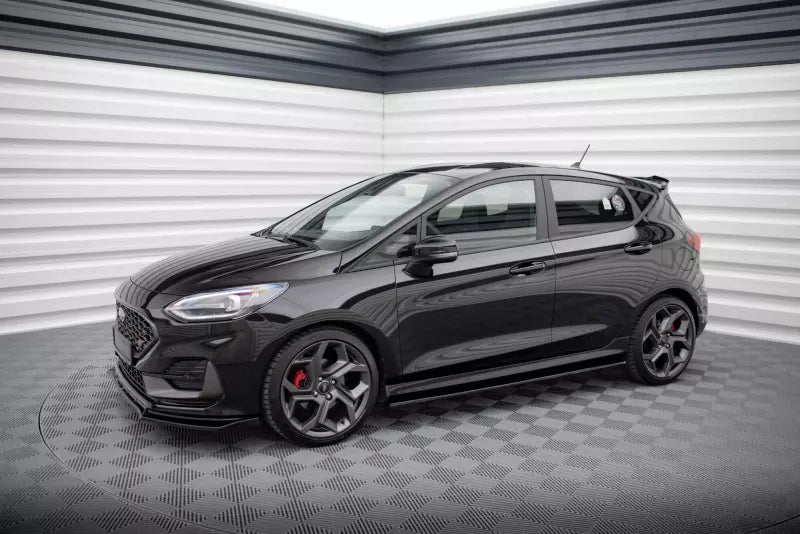 Maxton Design Seitenschweller (Paar) für Ford Fiesta ST / ST-Line Mk8 Hochglanz schwarz – Ansicht 2