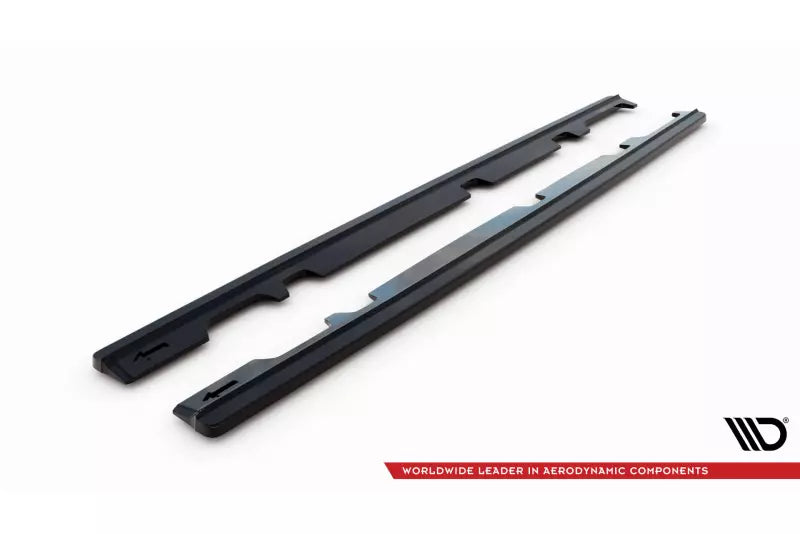 Maxton Design Seitenschweller (Paar) für Ford Fiesta ST / ST-Line Mk8 Hochglanz schwarz – Ansicht 4