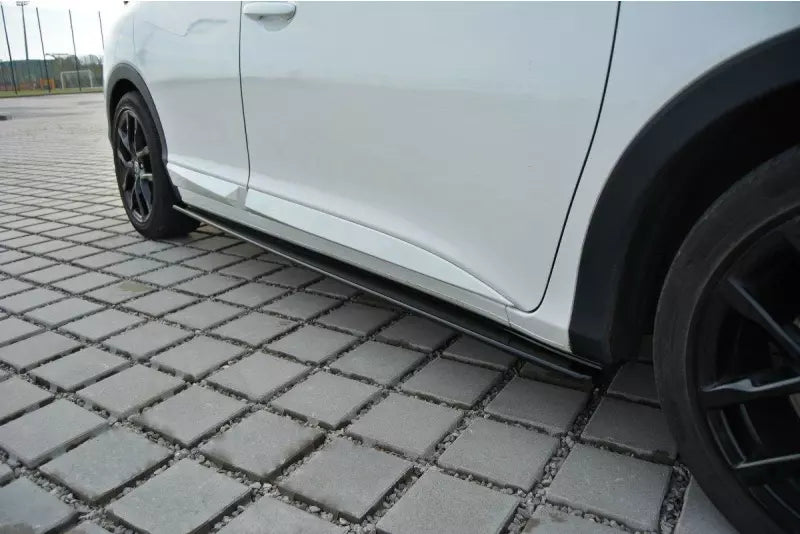 Maxton Design Seitenschweller (Paar) für Honda Civic IX Mk9 Facelift Hochglanz schwarz – Ansicht 2