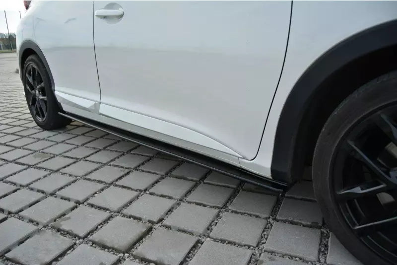 Maxton Design Seitenschweller (Paar) für Honda Civic IX Mk9 Facelift Hochglanz schwarz – Ansicht 3