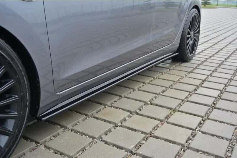 Maxton Design Seitenschweller (Paar) für Hyundai I30 Mk2 Hochglanz schwarz – Ansicht 1