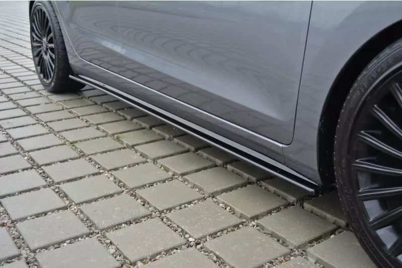 Maxton Design Seitenschweller (Paar) für Hyundai I30 Mk2 Hochglanz schwarz – Ansicht 3