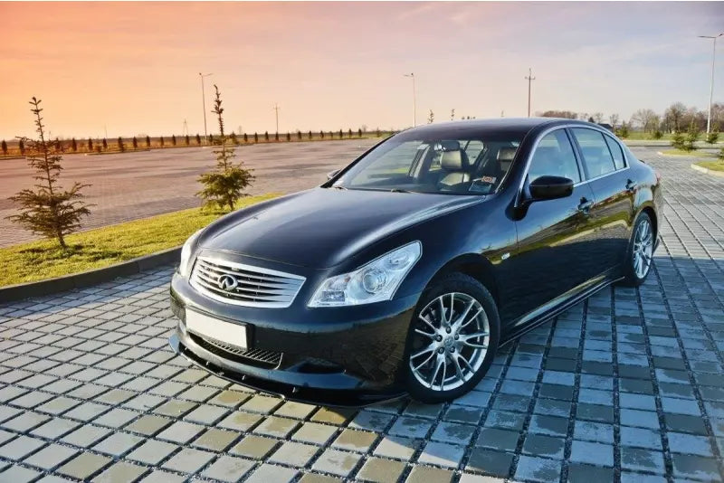 Maxton Design Seitenschweller (Paar) für Infinity G37 Limo Hochglanz schwarz – Ansicht 3