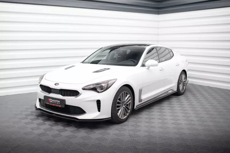 Maxton Design Seitenschweller (Paar) für Kia Stinger GT Hochglanz schwarz – Ansicht 2