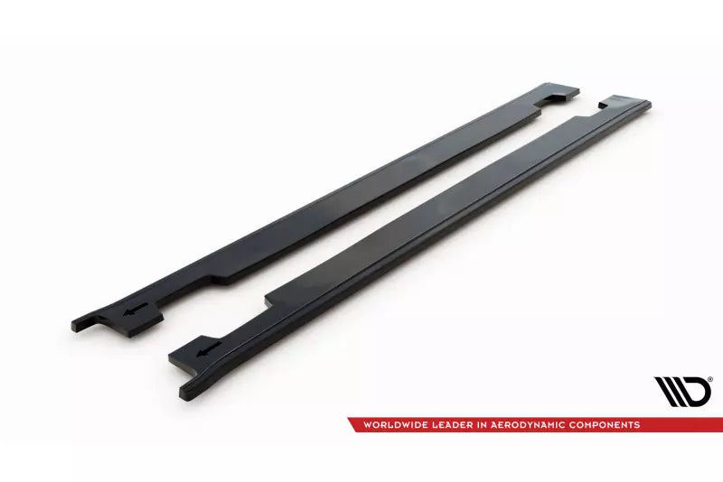Maxton Design Seitenschweller (Paar) für Kia Stinger GT Hochglanz schwarz – Ansicht 4