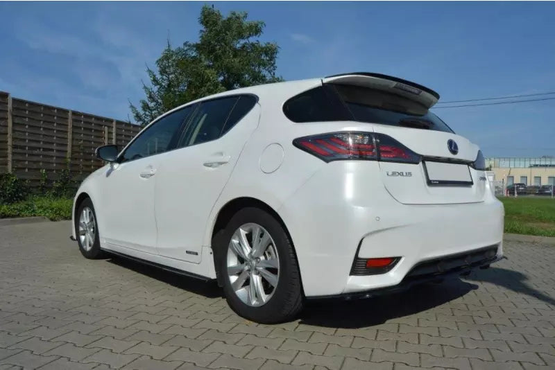 Maxton Design Seitenschweller (Paar) für Lexus CT Mk1 Facelift Hochglanz schwarz – Ansicht 2