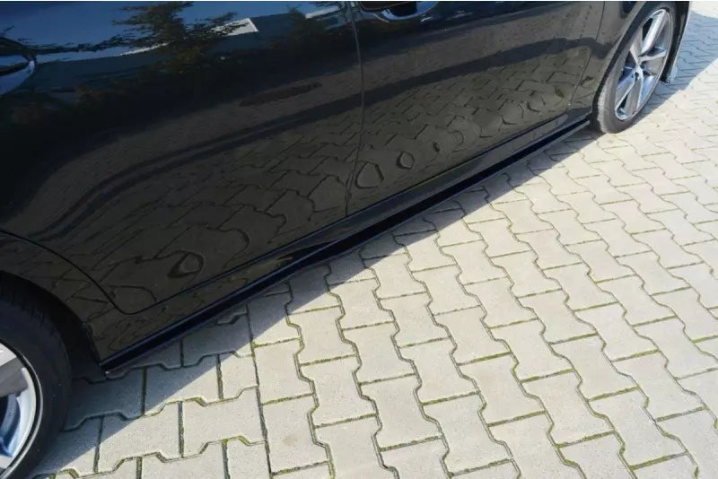 Maxton Design Seitenschweller (Paar) für Lexus GS Mk4 Facelift Hochglanz schwarz – Ansicht 2