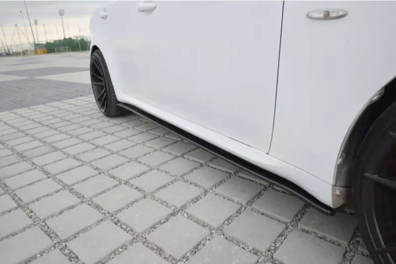 Maxton Design Seitenschweller (Paar) für Lexus IS Mk2 Hochglanz schwarz – Ansicht 1