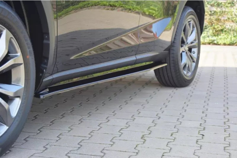 Maxton Design Seitenschweller (Paar) für Lexus NX Mk1 Hochglanz schwarz – Ansicht 1