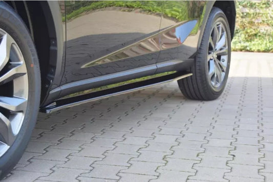 Maxton Design Seitenschweller (Paar) für Lexus NX Mk1 Hochglanz schwarz – Ansicht 1
