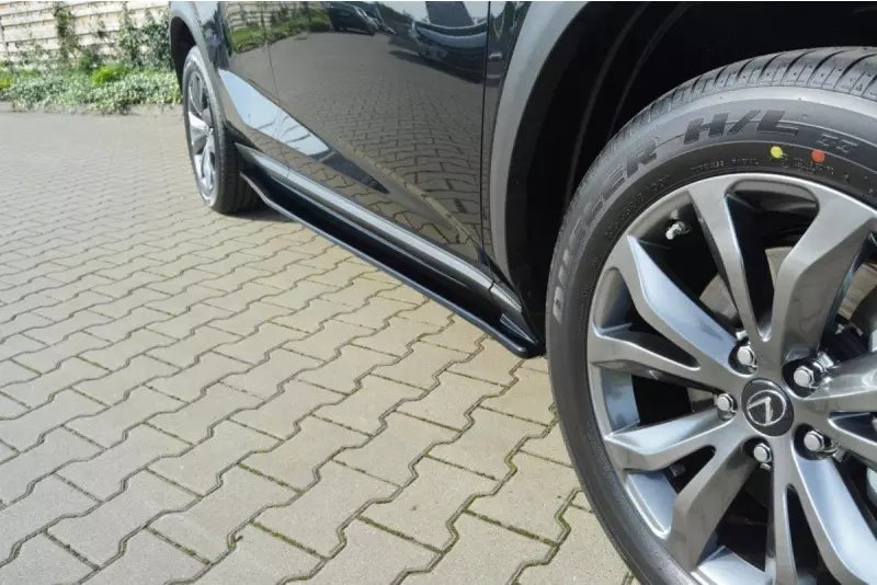 Maxton Design Seitenschweller (Paar) für Lexus NX Mk1 Hochglanz schwarz – Ansicht 2