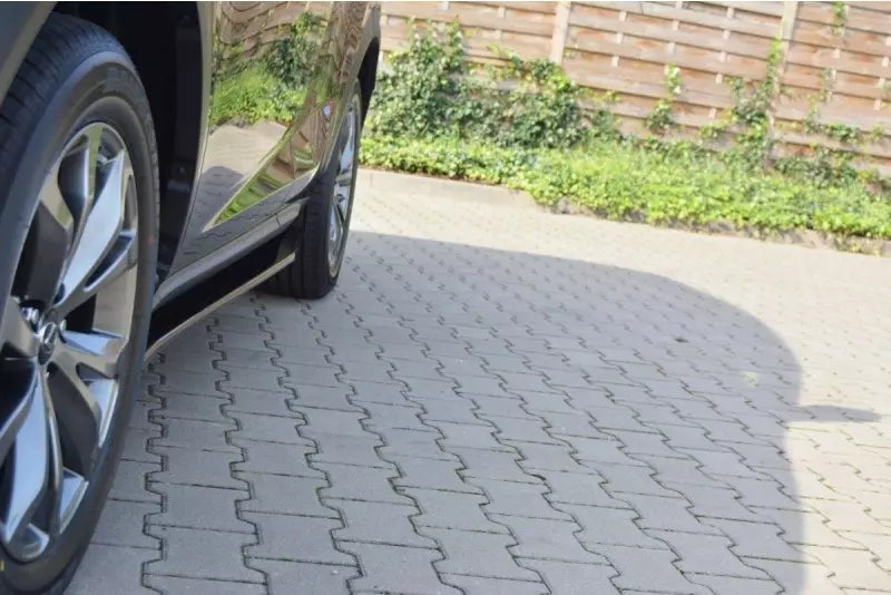 Maxton Design Seitenschweller (Paar) für Lexus NX Mk1 Hochglanz schwarz – Ansicht 4