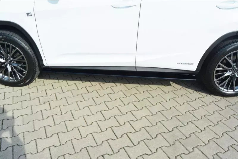 Maxton Design Seitenschweller (Paar) für Lexus RX Mk4 Hochglanz schwarz – Ansicht 2