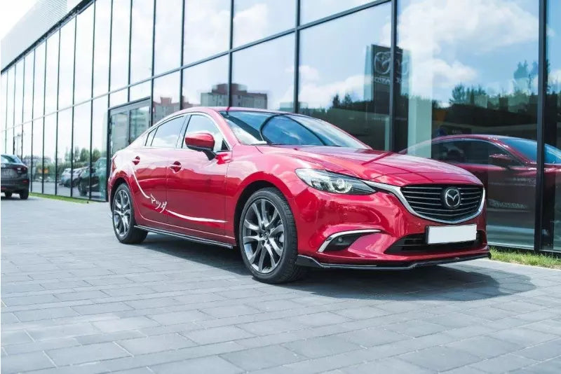 Maxton Design Seitenschweller (Paar) für Mazda 6 GJ (Mk3) Facelift Hochglanz schwarz – Ansicht 2
