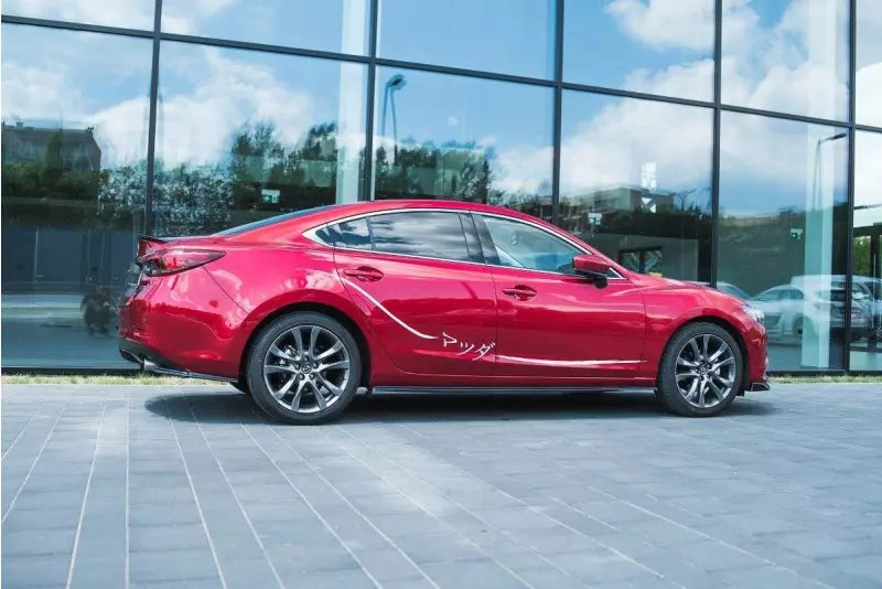 Maxton Design Seitenschweller (Paar) für Mazda 6 GJ (Mk3) Facelift Hochglanz schwarz – Ansicht 4