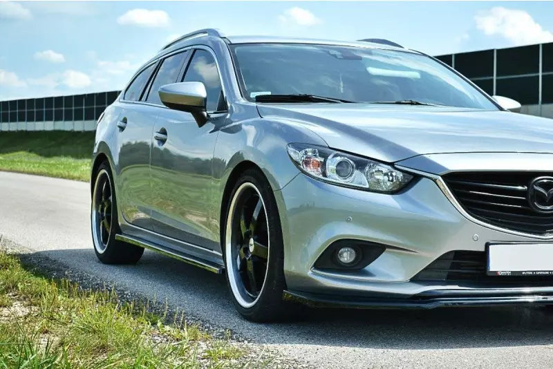 Maxton Design Seitenschweller (Paar) für Mazda 6 GJ (Mk3) Wagon Hochglanz schwarz – Ansicht 2