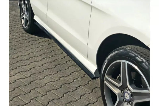 Maxton Design Seitenschweller (Paar) für Mercedes GLE W166 AMG-Line Hochglanz schwarz – Ansicht 1