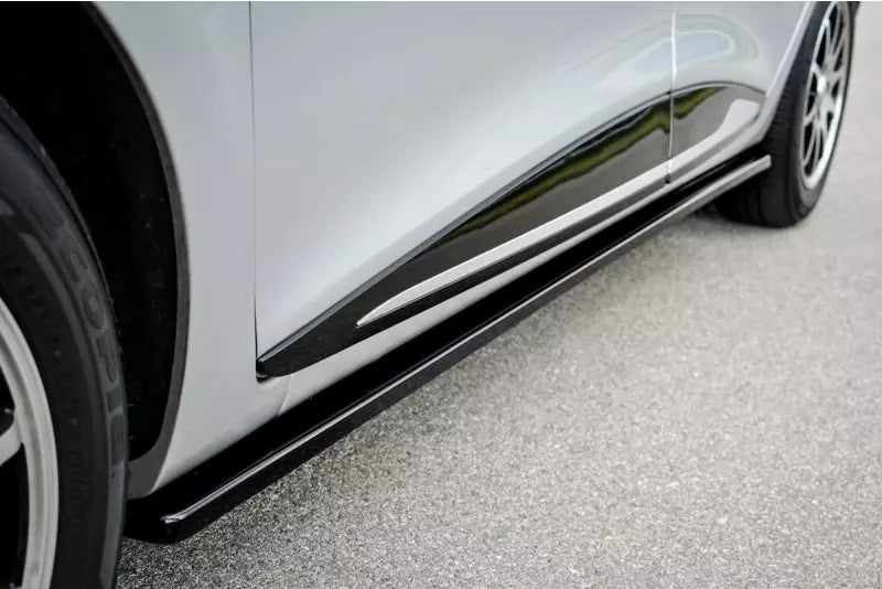 Maxton Design Seitenschweller (Paar) für Renault Clio 4 Hochglanz schwarz – Ansicht 1