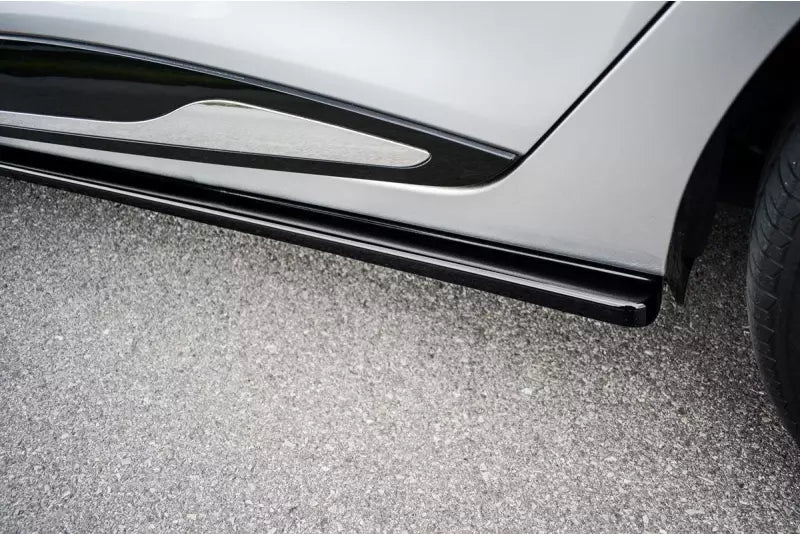 Maxton Design Seitenschweller (Paar) für Renault Clio 4 Hochglanz schwarz – Ansicht 3