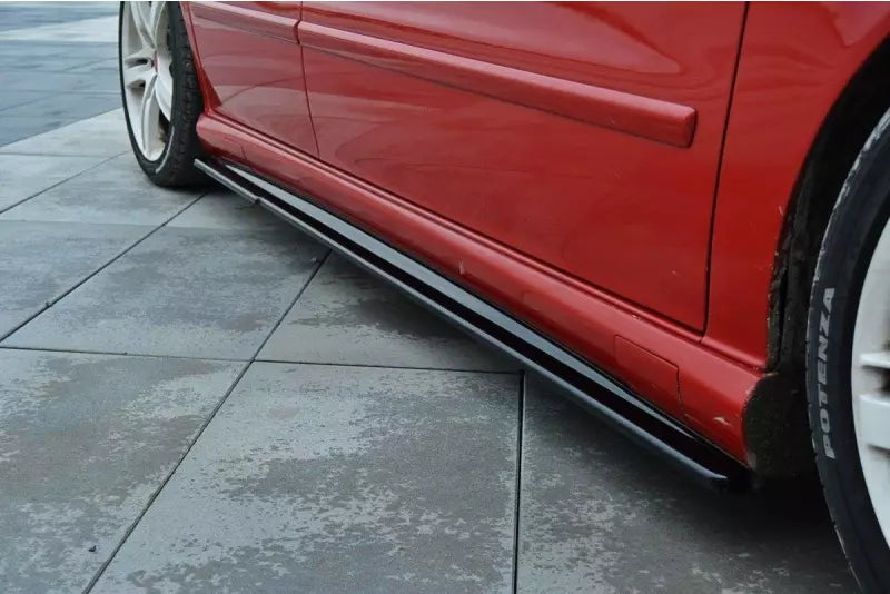 Maxton Design Seitenschweller (Paar) für Seat Leon 1 (Typ 1M1) Cupra Hochglanz schwarz – Ansicht 1