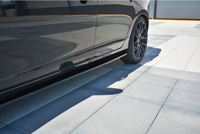 Maxton Design Seitenschweller (Paar) für Volvo V60 Polestar Facelift Hochglanz schwarz – Ansicht 2