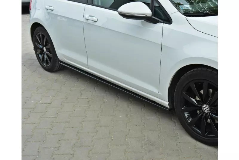 Maxton Design Seitenschweller (Paar) für VW Golf 7 Hochglanz schwarz – Ansicht 1