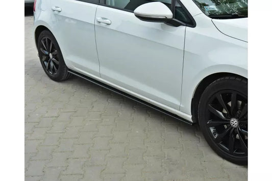 Maxton Design Seitenschweller (Paar) für VW Golf 7 Hochglanz schwarz – Ansicht 1