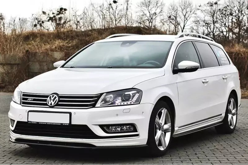 Maxton Design Seitenschweller (Paar) für VW Passat B7 R-Line Hochglanz schwarz – Ansicht 2
