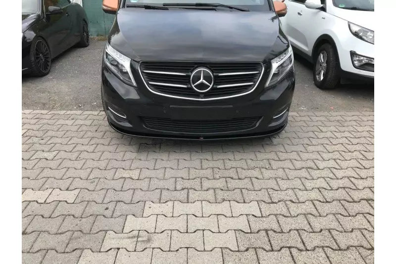 Maxton Design Frontlippe V.1 für Mercedes V-Klasse W447 Hochglanz schwarz – Ansicht 1
