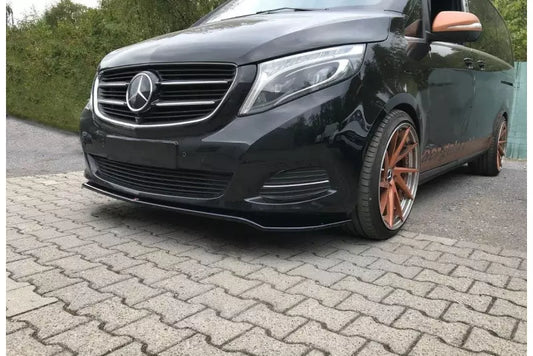 Maxton Design Frontlippe V.3 für Mercedes V-Klasse W447 Hochglanz schwarz – Ansicht 1