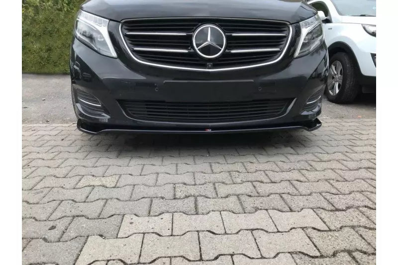 Maxton Design Frontlippe V.3 für Mercedes V-Klasse W447 Hochglanz schwarz – Ansicht 2