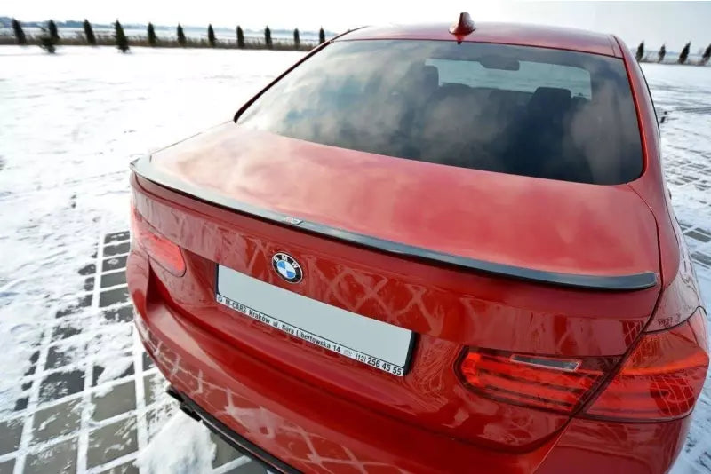 Maxton Design Heckspoiler Lippe für BMW 3er F30 Hochglanz schwarz – Ansicht 3
