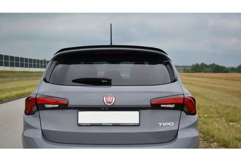 Maxton Design Heckspoiler Lippe für Fiat Tipo S-Design Hochglanz schwarz – Ansicht 1