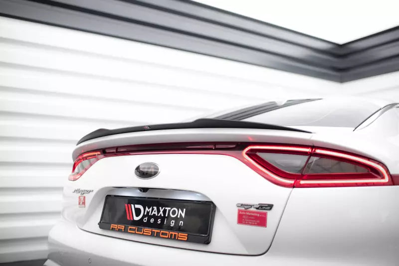 Maxton Design Heckspoiler Lippe für Kia Stinger GT Hochglanz schwarz – Ansicht 1