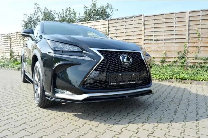 Maxton Design Nebelleuchten Abdeckung für Lexus NX Mk1 Hochglanz schwarz – Ansicht 2