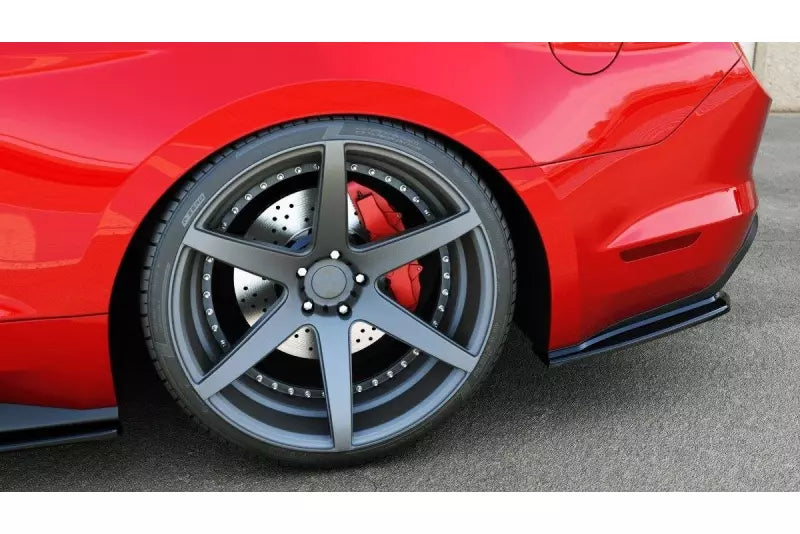 Maxton Design Diffusor Flaps für Ford Mustang Mk6 Hochglanz schwarz – Ansicht 2