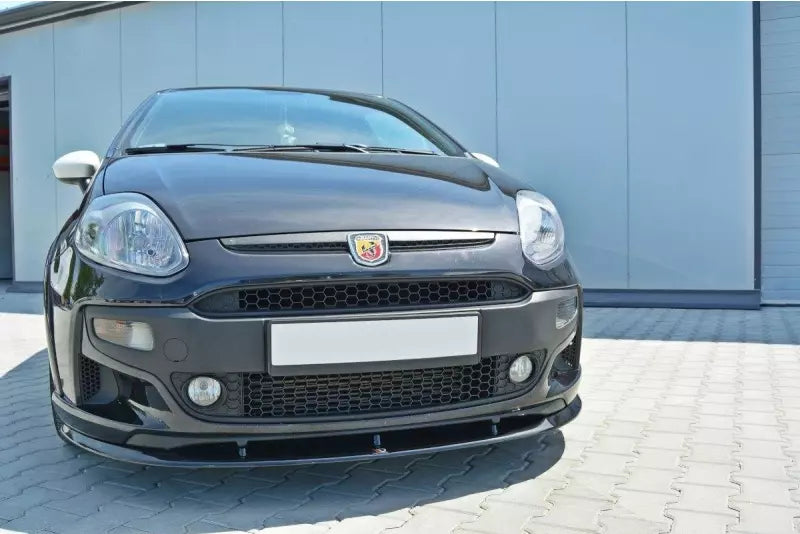Maxton Design Frontlippe für Fiat Punto Evo Abarth Hochglanz schwarz – Ansicht 1